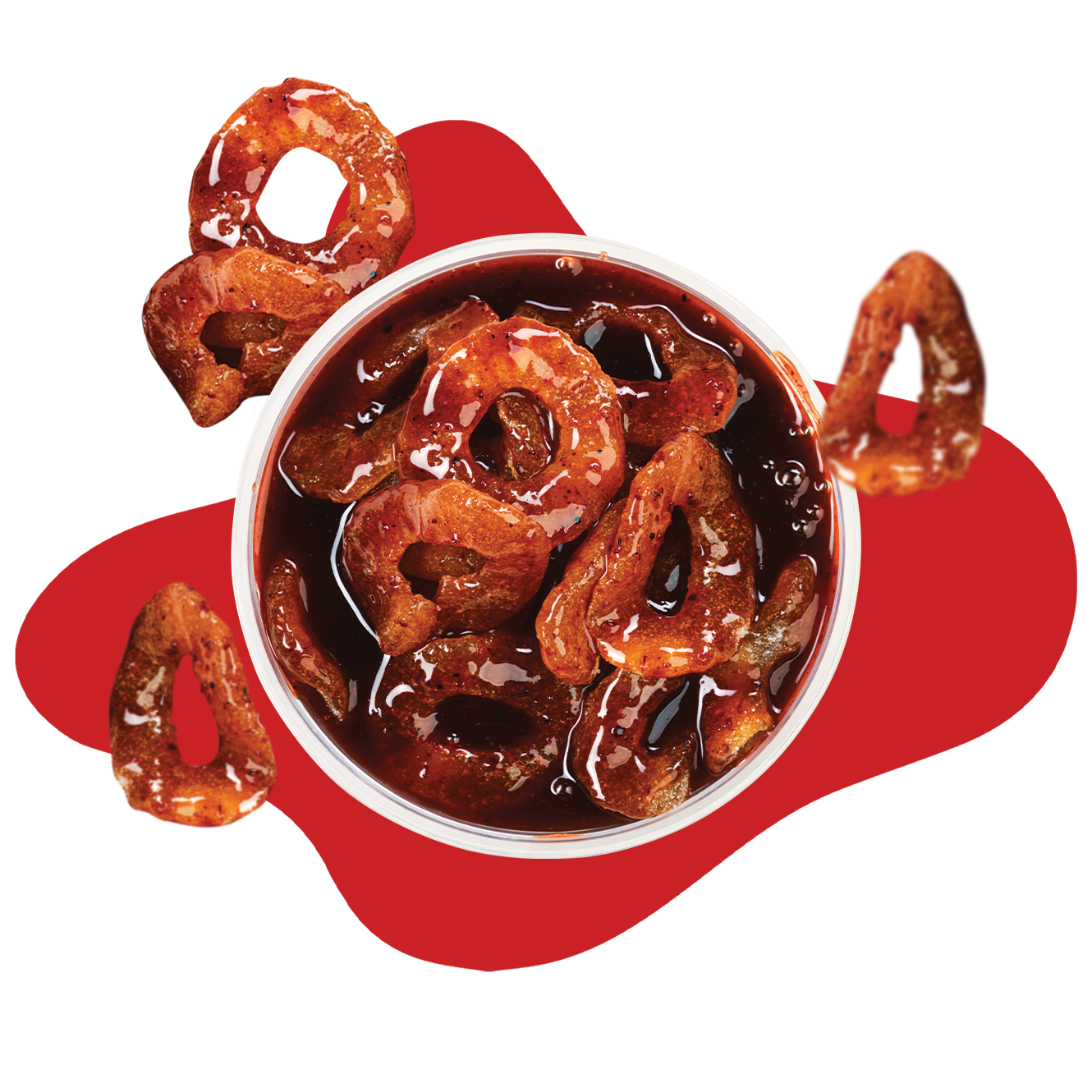 Pineapple Rings With Pineapple Chamoy