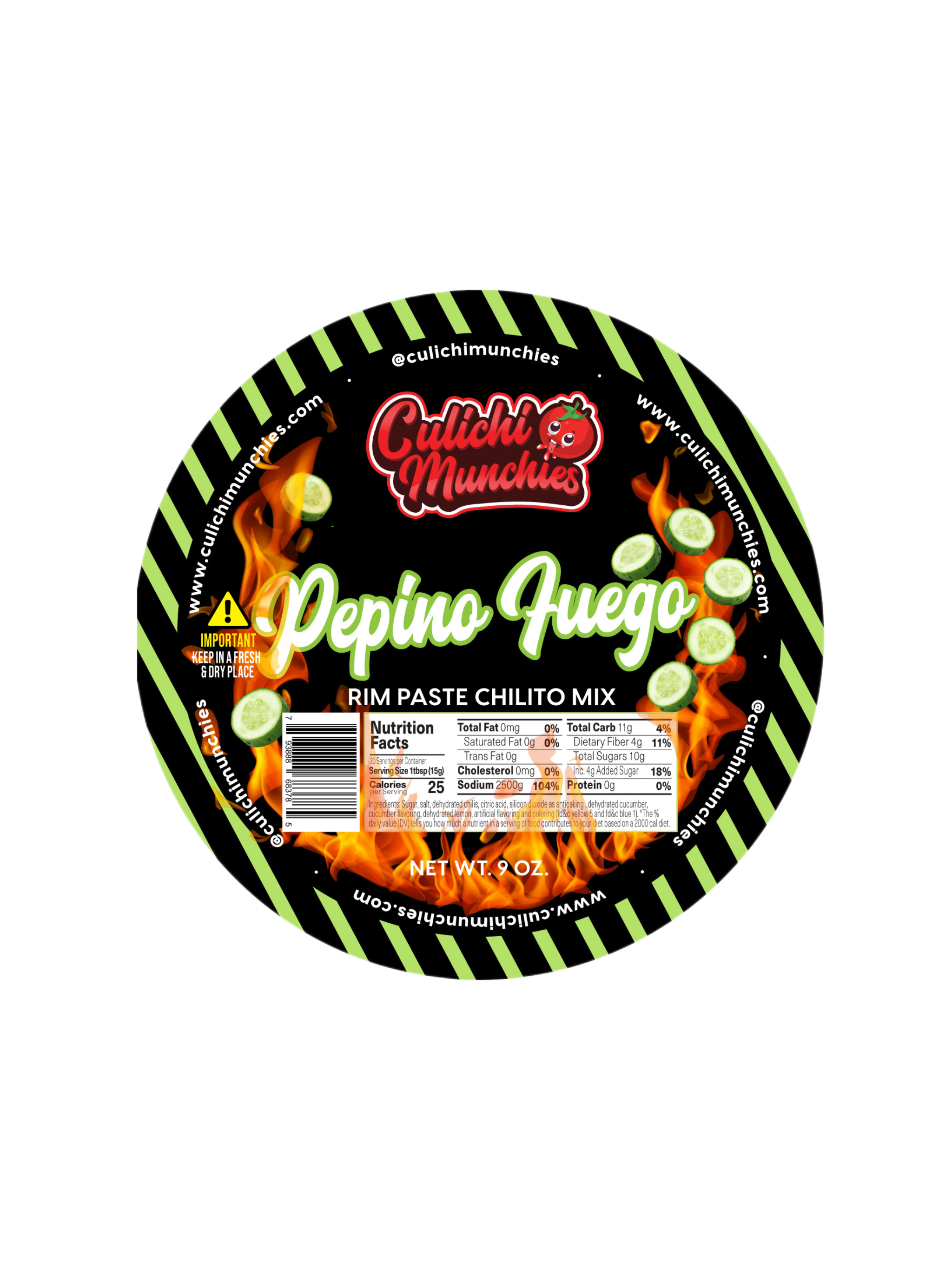 Pepino fuego rim chilito powder