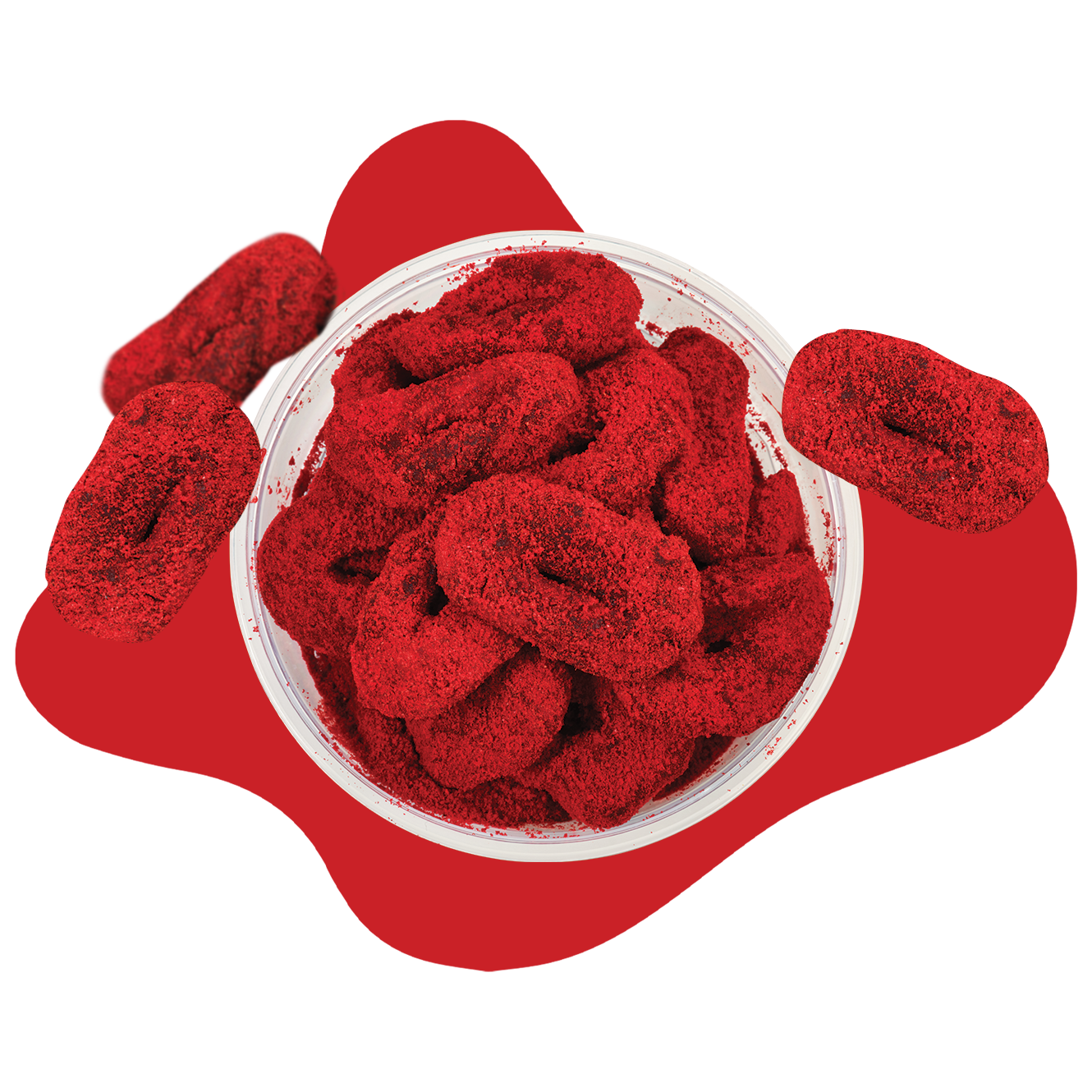 Culiacancito (extreme spice) Watermelon Rings - Dry Rub